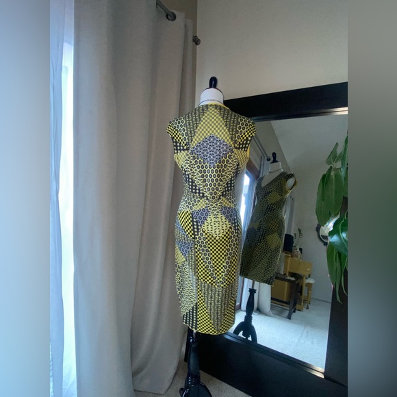 HOST PICK🌟 Alexander McQueen's Yellow Intarsia Knit Dress - Picture 5 of 11